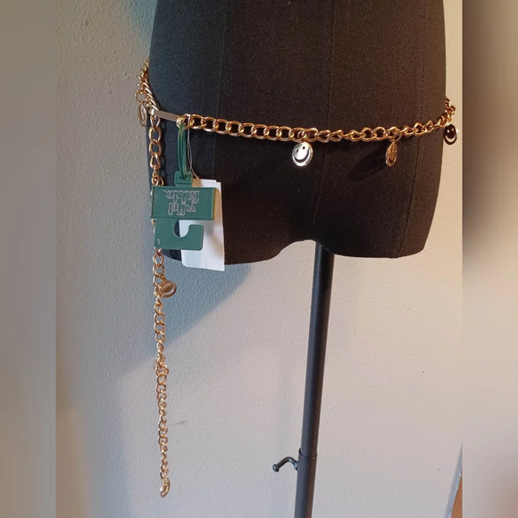 🍒 Wild Fable Gold Smiley Face Chain Belt - Picture 3 of 4